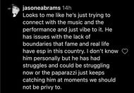 Netizens react to Justin Bieber's behavior (Image via Instagram/@hollywoodunlocked)