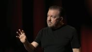 Ricky Gervais in his stand-up show Armageddon