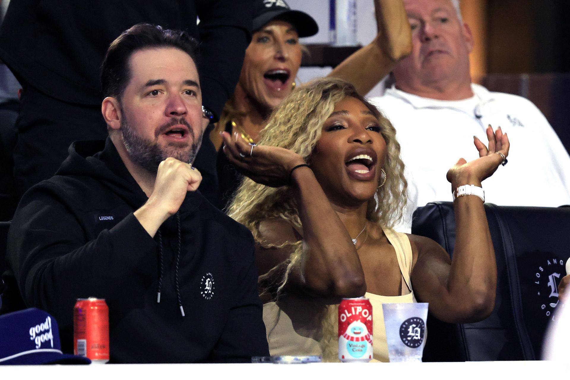 Serena Williams talks about the Super Bowl. (Image via Getty)