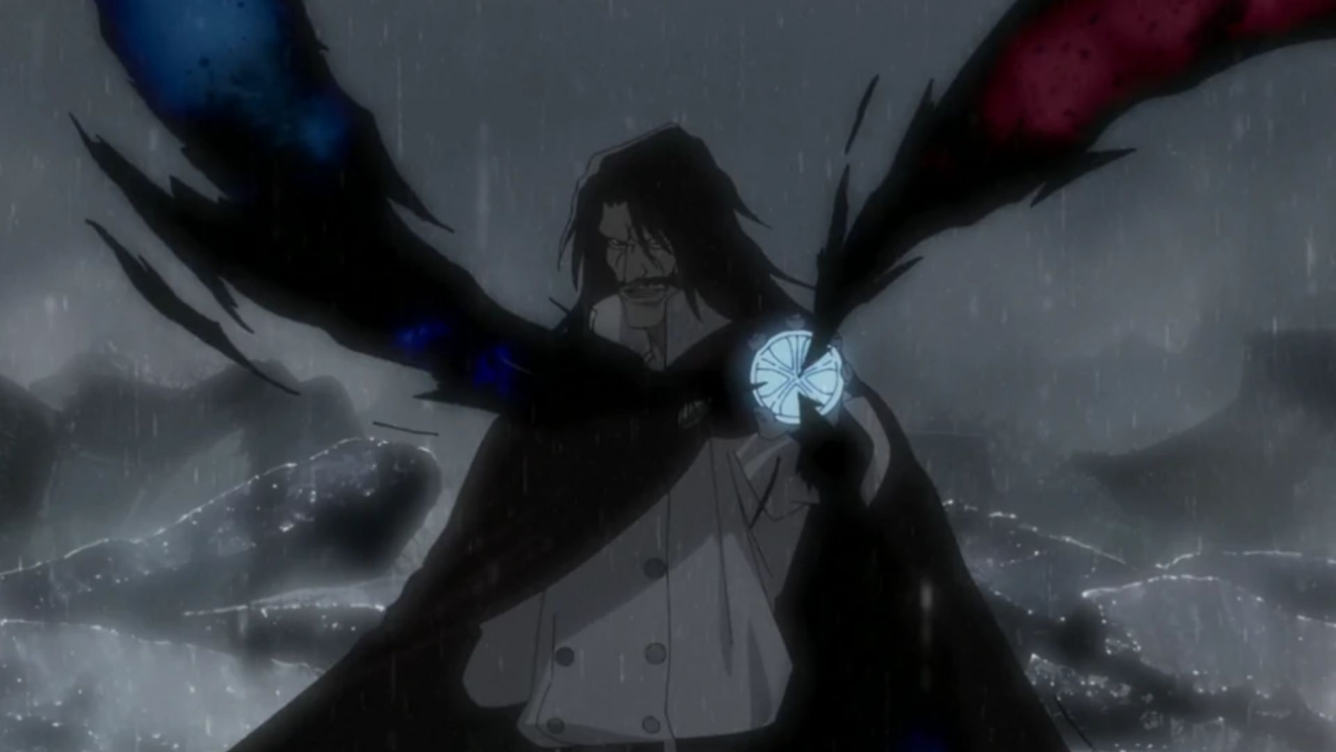 Yhwach stealing Zanka no Tachi with his Medallion. (Image Credits: Studio Pierrot)