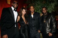 LeBron James, Beyoncé, Jay-Z and Sean Combs at First Annual Two Kings Dinner and Party. (Image via Getty)
