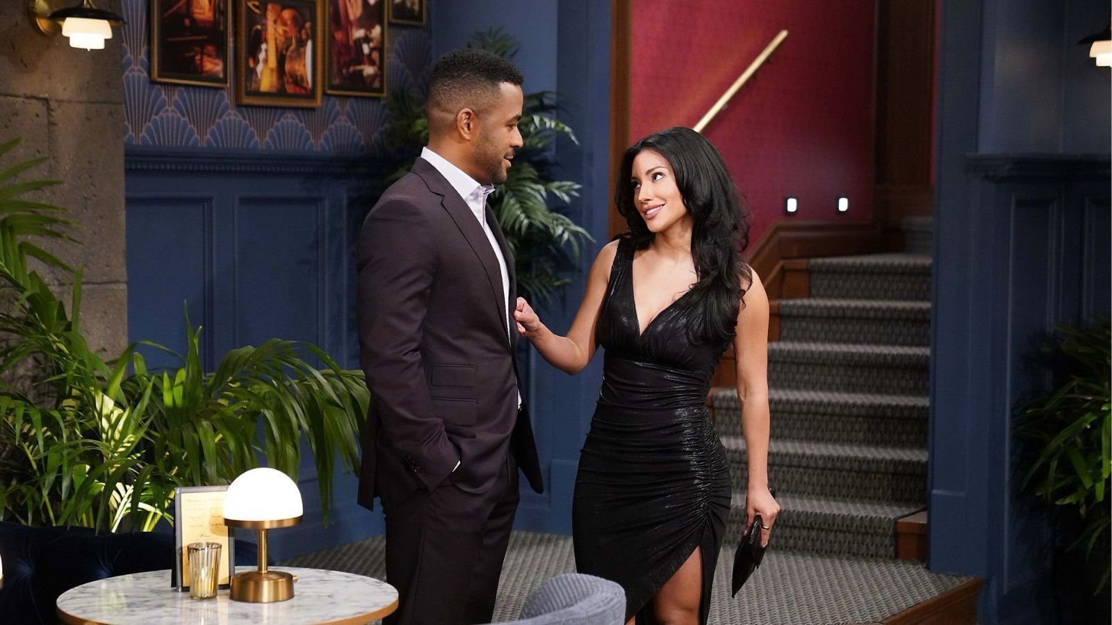 Audra filled Nate in on Victor, mostly - Image source: CBS
