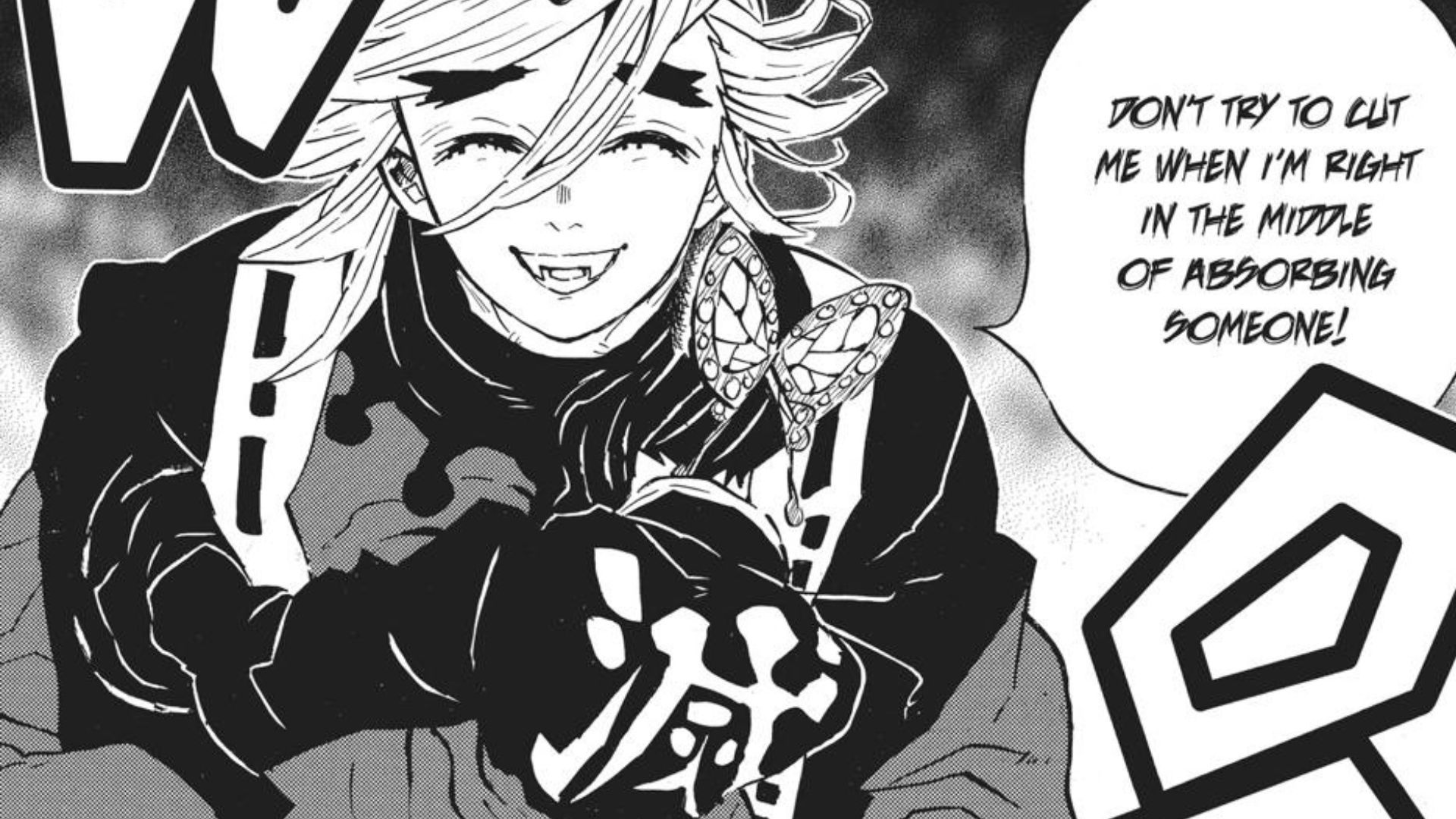 Doma kills Shinobu as seen in the manga (Image credit: Shueisha)