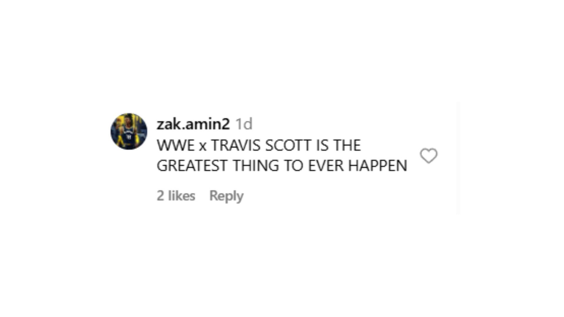 Fan reaction to the recent Cactus Jack post (image via Instagram/@cactusjack)