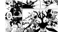 Lucifero stabbing Yami and Nacht (Image Credit: Shueisha)