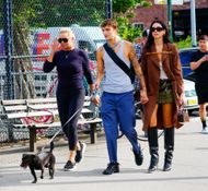Dua Lipa and Anwar Hadid in New York City - September 21, 2021 (Image via Getty)