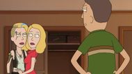 Space Beth, Beth, and Jerry. Screenshot from Inside The Episode: Bethic Twinstinct, Rick and Morty| Image via YouTube/@adultswim