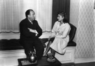 On the set of Spellbound | Image via Getty