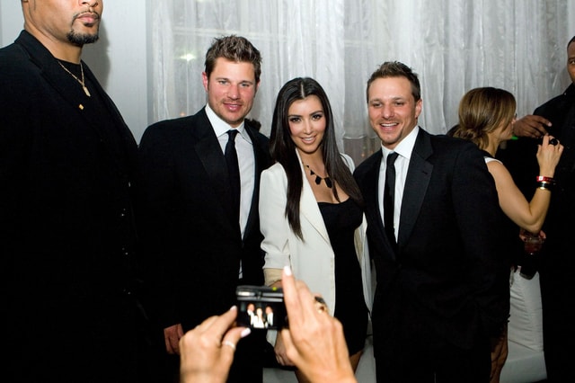 Kim and Nick (left) at the 2nd Annual Derby Spectacular Celebration - Source: Getty