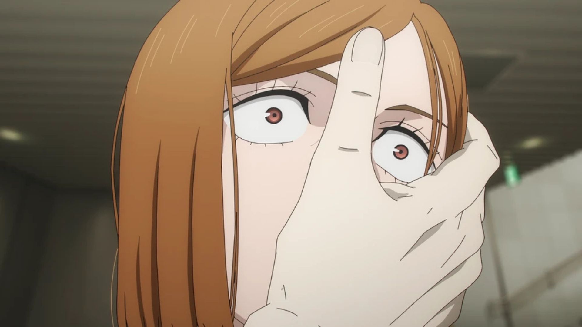 Mahito touches Nobara as seen in the Jujutsu Kaisen anime (Image credit: Studio Mappa)