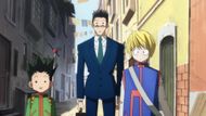 Gon, Leorio, and Kurapika taking the Hunter Exam as seen in the Hunter x Hunter anime (Image credit: Studio Madhouse)