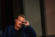 Matthew Perry speaks about his book at the 28th Annual Los Angeles Times Festival of Books (Image via Getty)