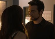 Daniel Durant as James Kennedy and Victoria Pedretti as Love Quinn in You