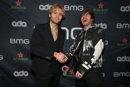 At the 2023 BMG Pre-Grammy Party (Image via Getty)