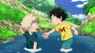 Bakugo and Midoriya as children (Image via Studio Bones)