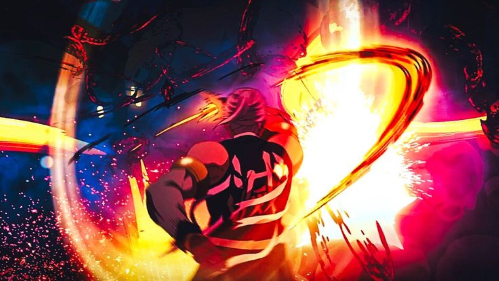 Tengen using the Sound Breathing Fourth Form (Image Credit: Ufotable)