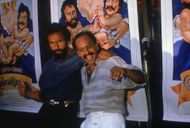 Cheech & Chong at 'Corsican Brothers' Premiere, 1984. - Source: Getty Photo by Frank Edwards