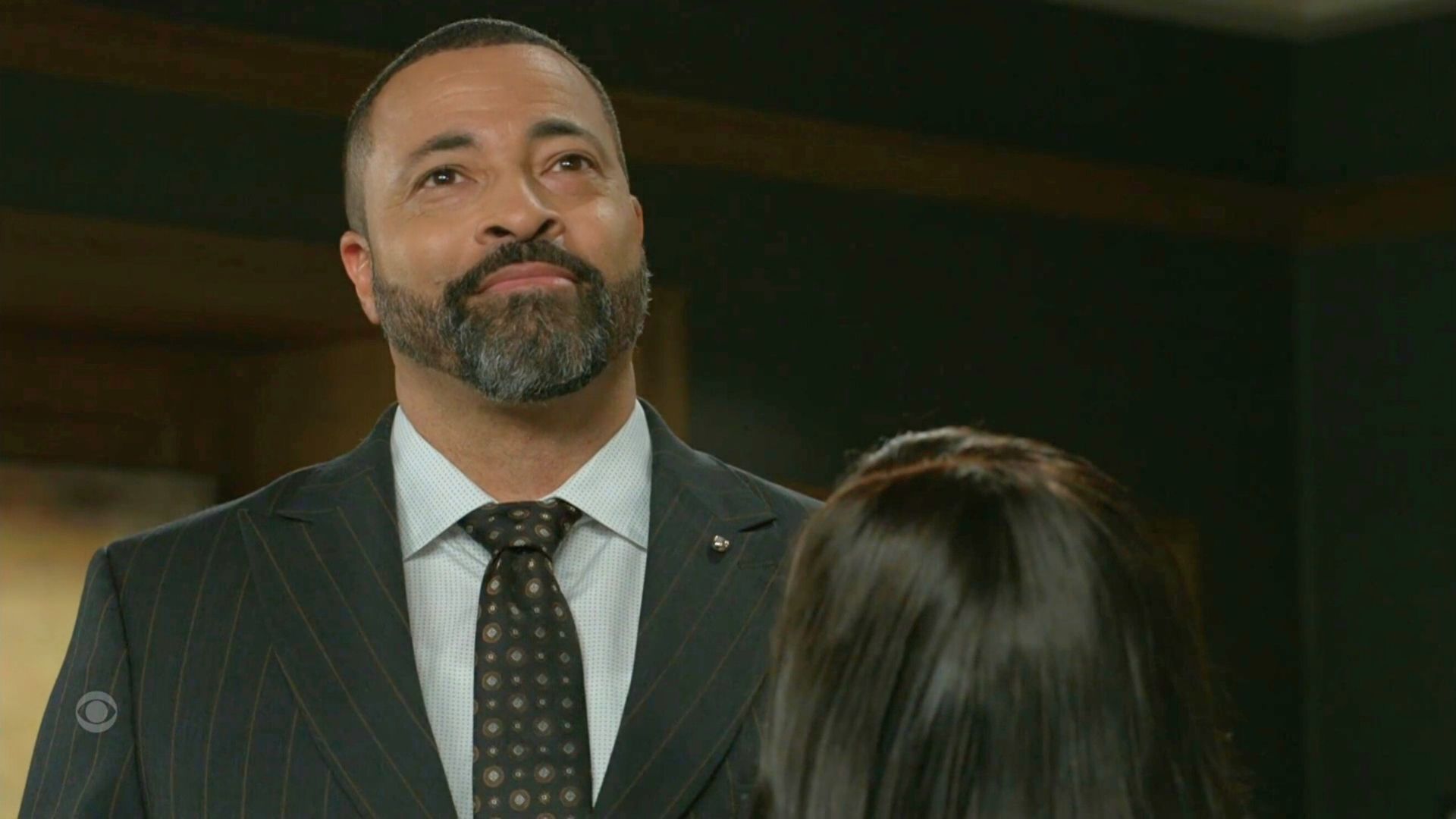 Beyond the Gates: Bill contemplates having a son | Image Source: CBS