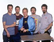 Faith No More (mit Sänger Mike Patton) - Source: Getty. (Photo by Fryderyk Gabowicz/picture alliance via Getty Images)