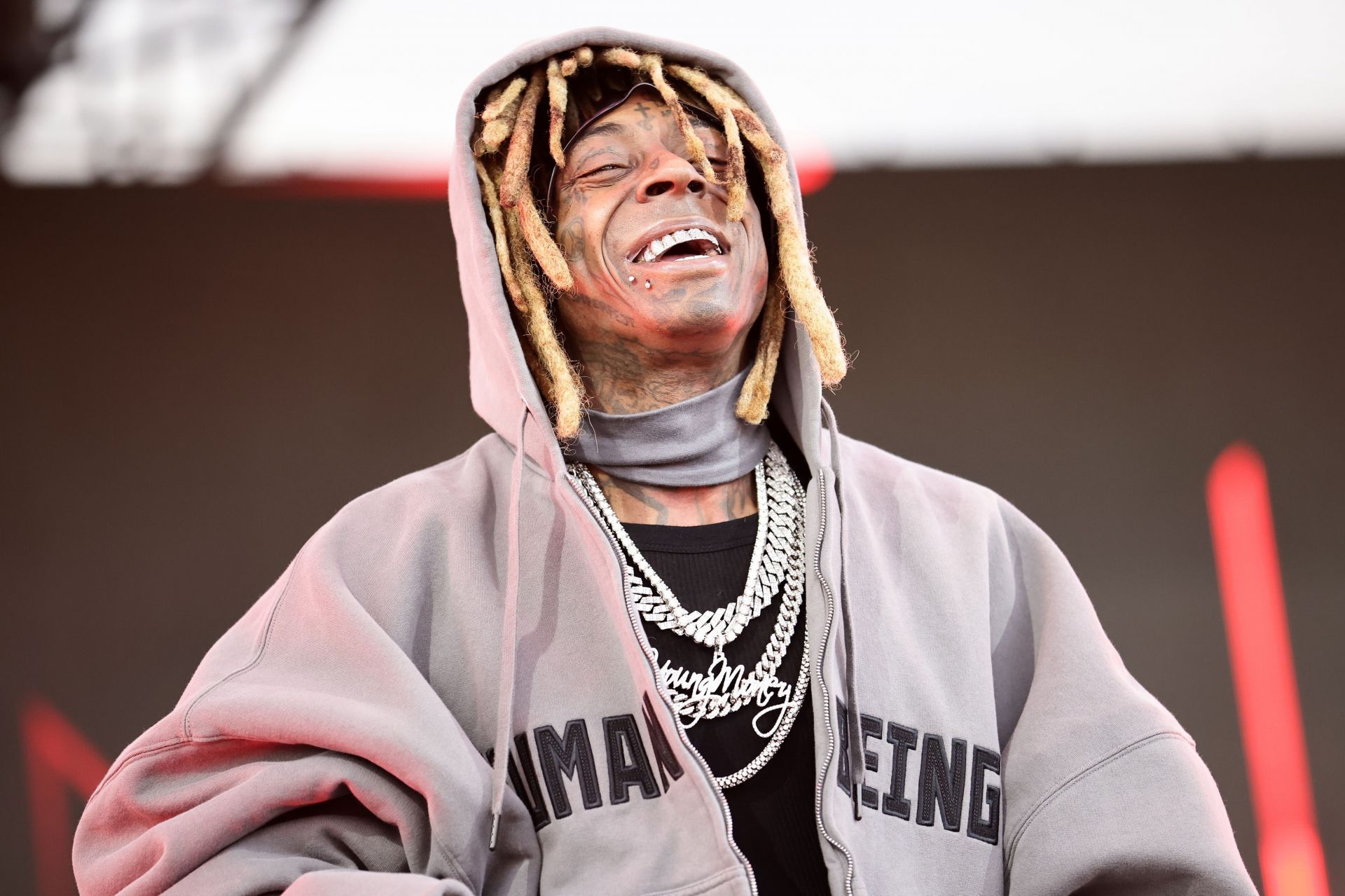 Lil Wayne at Revolve Festival 2025 (Image via Getty)