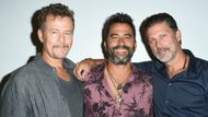 General Hospital alums Ted King, Serricchio, and Greg Vaughn. | Image Source: JPI