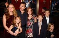 Chris Columbus with his family at the Harry Potter and the Chamber of Secrets premiere (Image via Getty)