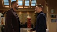 Deacon karate chops Carter on The Bold and the Beautiful | Image: CBS