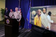 Las Vegas Police Department Holds News Conference On Arrest In 1996 Murder Of Tupac Shakur - Source: Getty