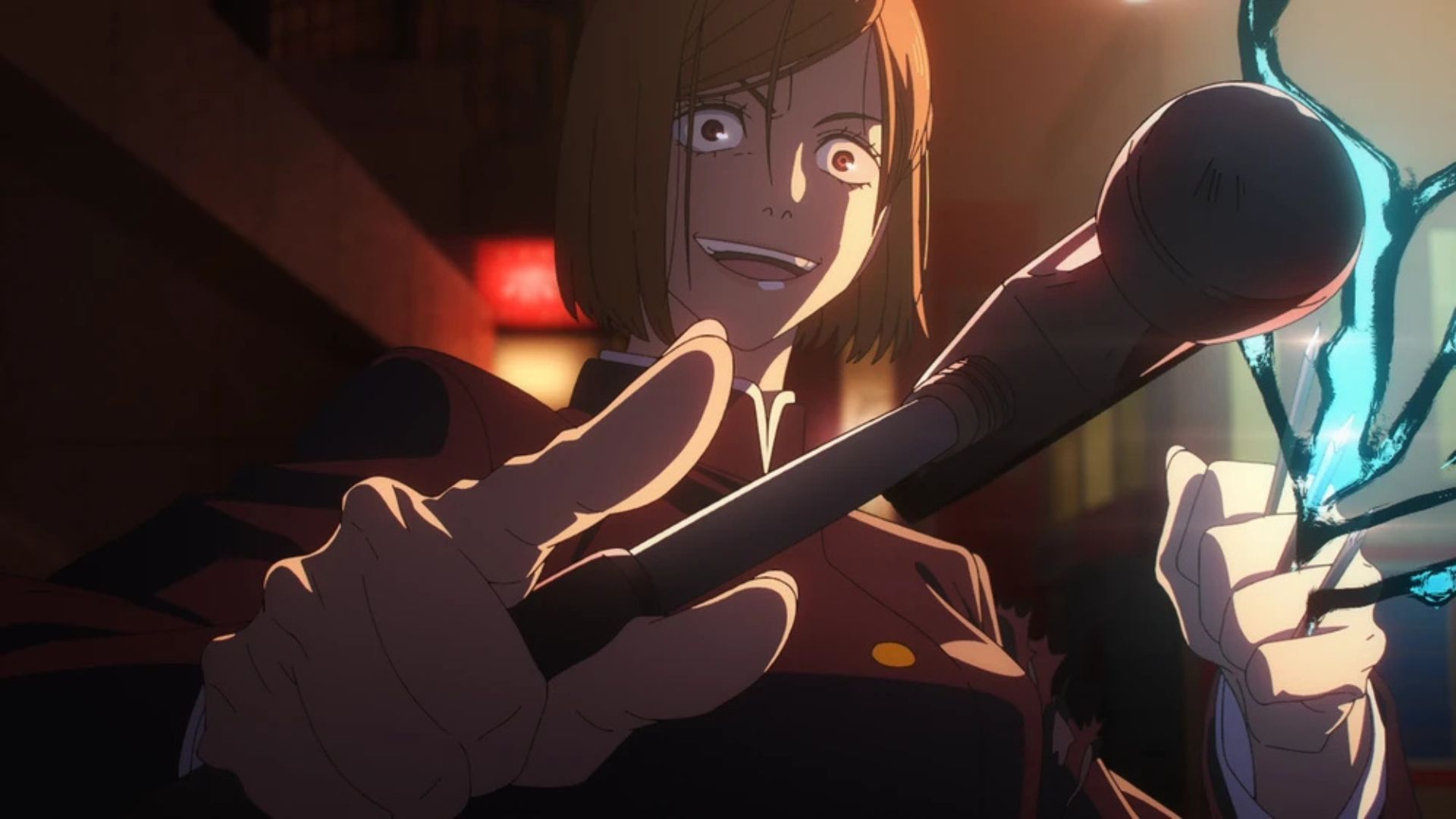 Nobara as seen in the Jujutsu Kaisen anime (Image credit: Studio Mappa)