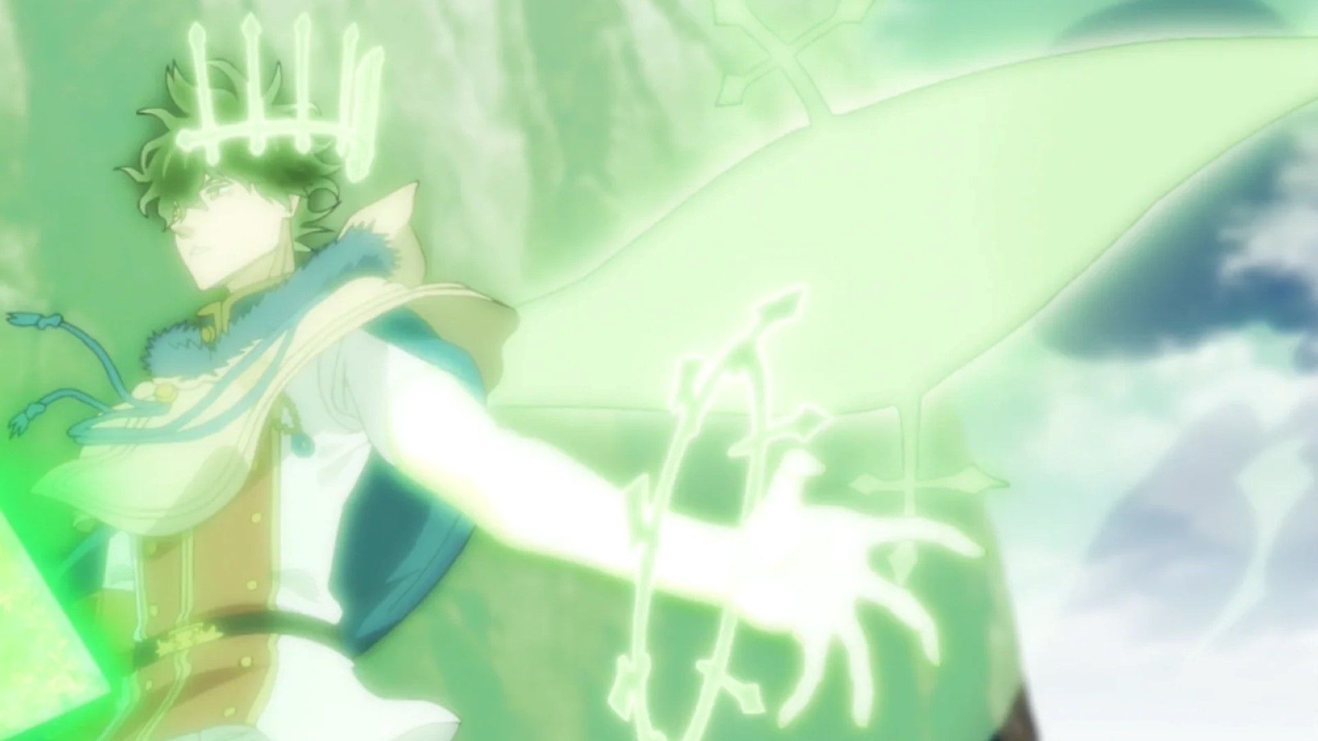Yuno&rsquo;s Spirit Dive (Image Credit: Studio Pierrot)