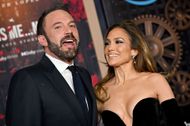 Ben Affleck and Jennifer Lopez attend the Los Angeles Premiere Of Amazon MGM Studios This Is Me...Now: A Love Story" - Arrivals (Image via Getty)