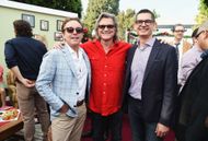 Chris Columbus (L) in 2018 (Image via Getty)