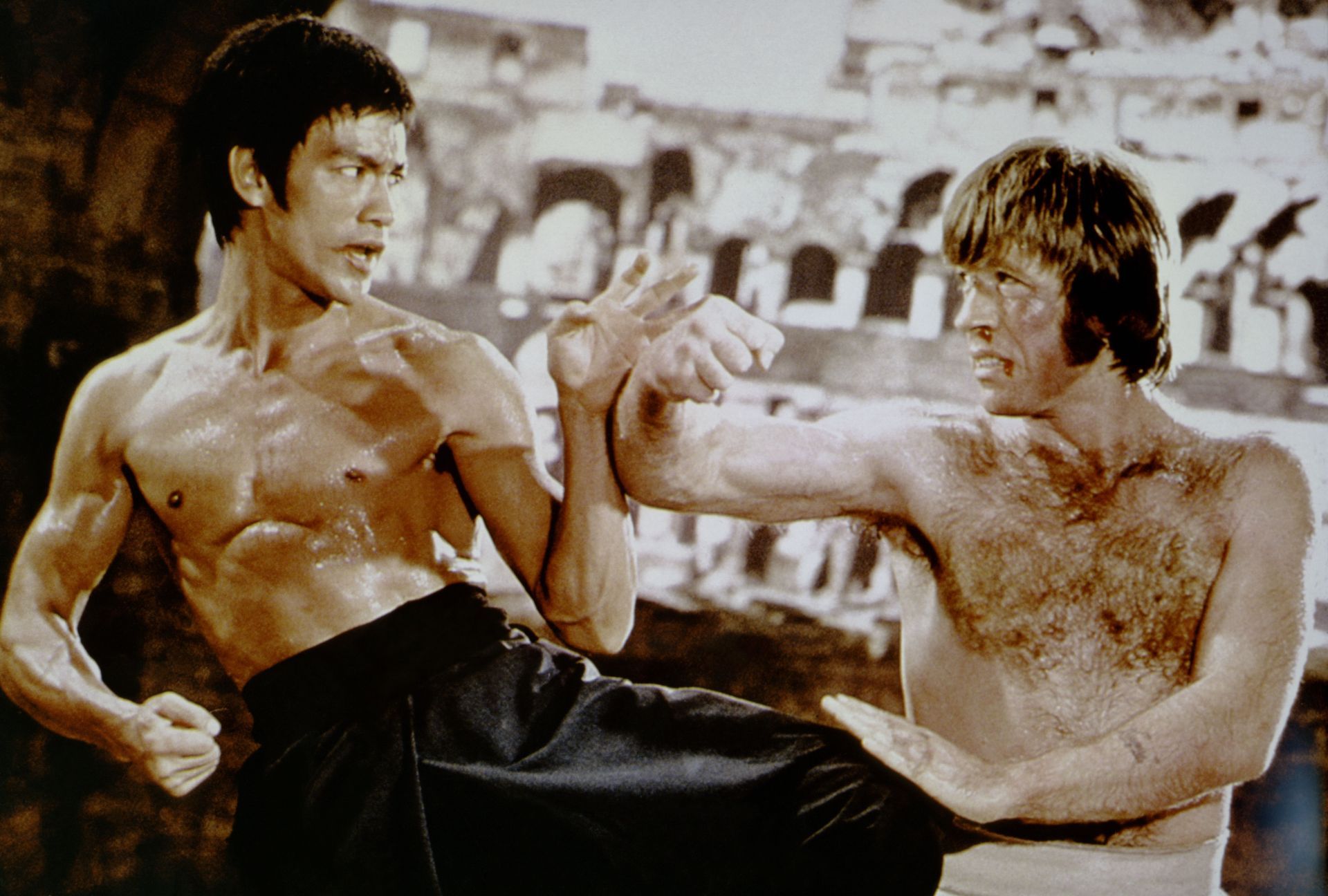 On the set of &#039;Meng Long Guo Jiang&#039; - Source: Getty