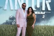 Adria Arjona and Jason Momoa at Andor Season 2 premiere