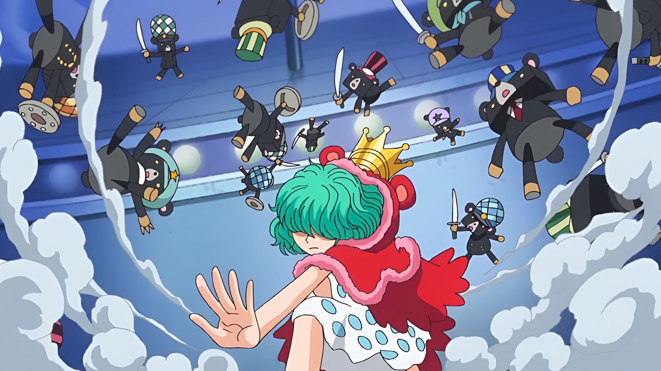 Sugar with the power of Hobi Hobi no Mi as seen in anime (Image via Toei Animations)