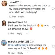 Fans react to the Backstreet Boys' performance at the Stagecoach. (Image via Instagram/@stagecoach)