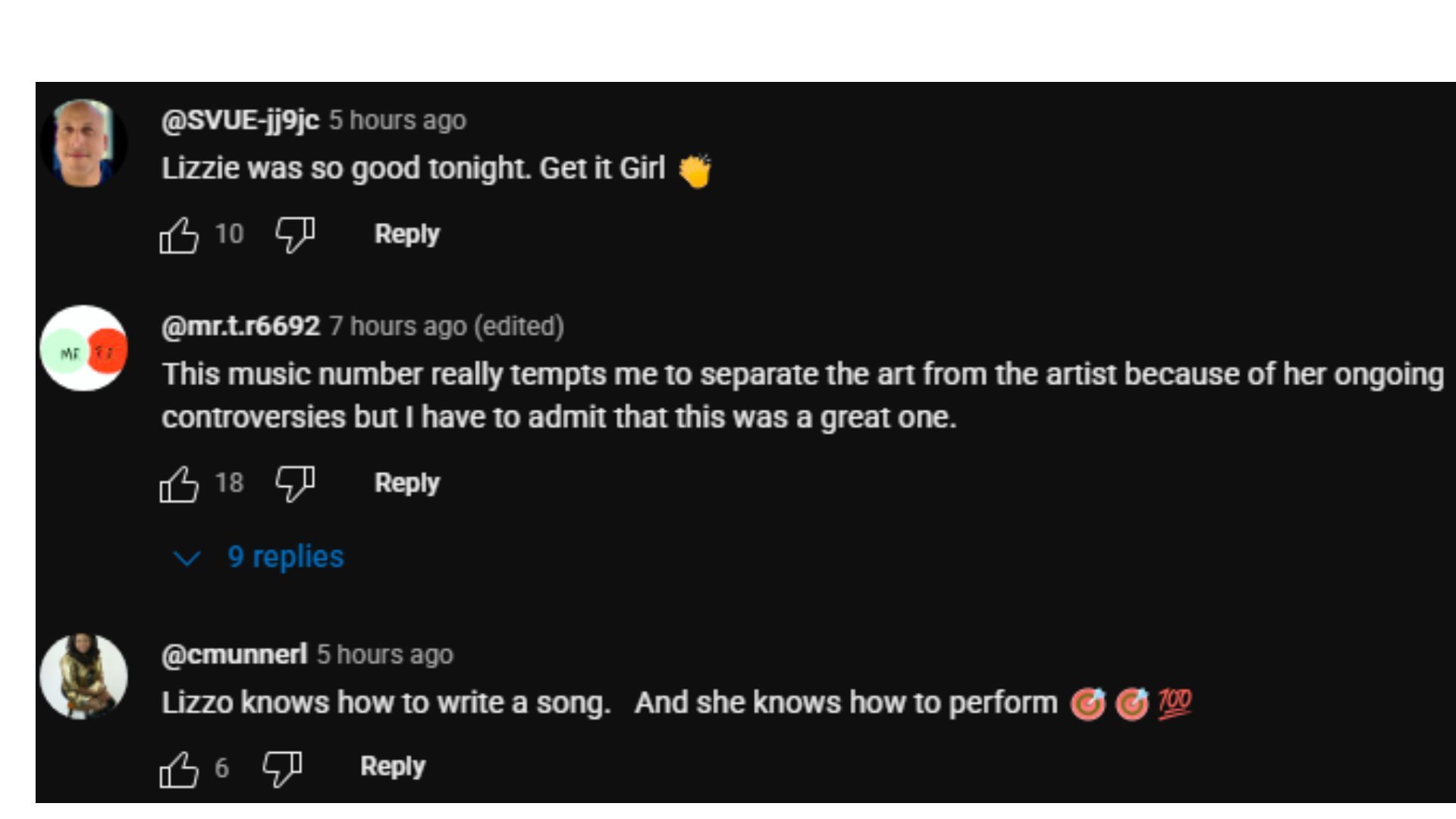 Reactions to Lizzo&#039;s SNL performance (Image via YouTube/ Saturday Night Live)