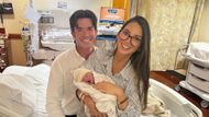 John Mulaney and Olivia Munn with their second child, Mei June Mulaney