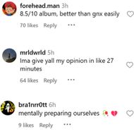 Fans react to Ye's new album, 'Donda 2' (Image via Instagram/bars)