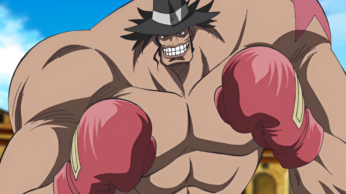 Kelly Funk and Bobby Funk Combined because of Jake Jake no mi (Image via Toei Animations)