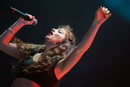 Lorde in concert (Image via Getty)