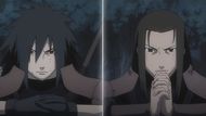 Madara challenges Hashirama for the final fight (Image Source: Studio Pierrot)