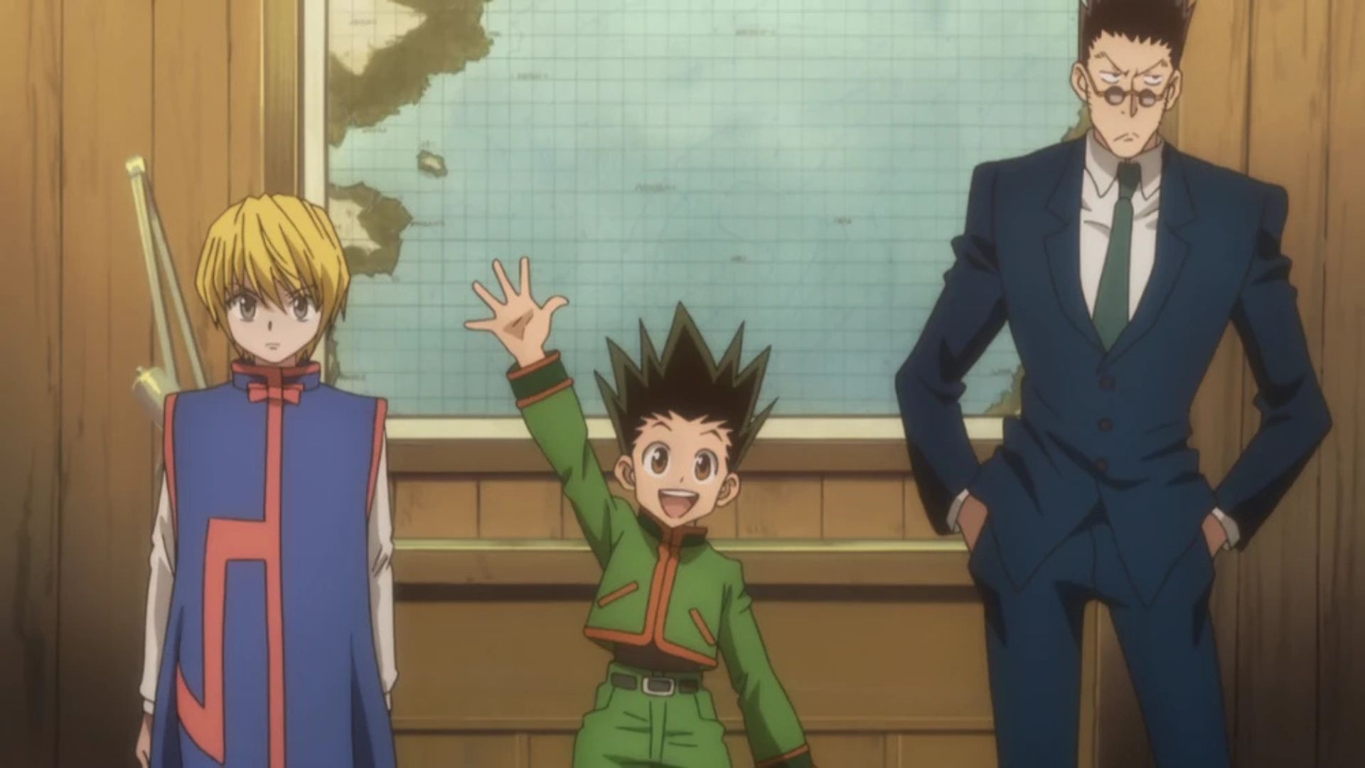 Gon, Leorio, and Kurapika as seen in the Hunter x Hunter anime (Image credit: Studio Madhouse)