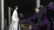 Aizen in his fight with Baraggan (Image Credit: Studio Pierrot)