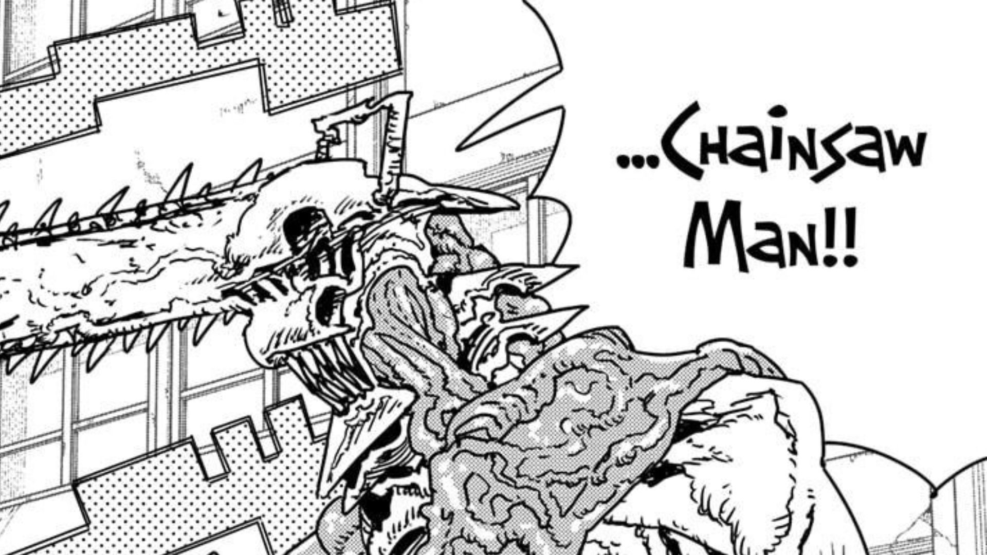 Fakesaw Man as seen in the Chainsaw Man manga 