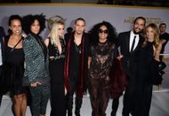 Chudney Ross, Tracee Ellis Ross, singer/songwriter Ashlee Simpson, actor Evan Ross, singer Diana Ross, Ross Naess, and Kimberly Ryan (Image via Getty)