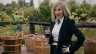 Moira during the wine commercial (Image Source: Hulu)