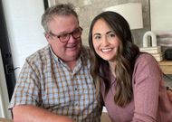Eric Stonestreet and fiancée Lindsay Schweitzer