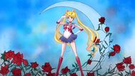 Usagi transforms into Sailor Moon (Image Source: Toei Animation)