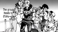 Jodio Joestar and other characters as seen in manga (Image credit: Shueisha)